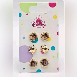 Disney Parks 2023 Wish Movie 3 Piece Earrings Set Valentino Star Asha New Ship